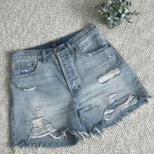 Abercrombie & Fitch High Rise 4” Shorts